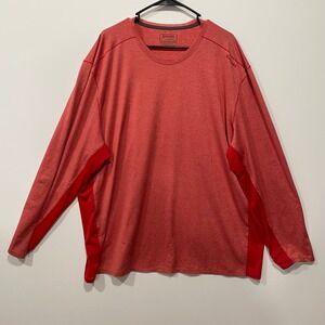 Simms SolarFlex UPF 50 Fishing Shirt Mens 3XL‎ Long Sleeve Red Performance